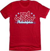 Red October Philadelphia Red Tee